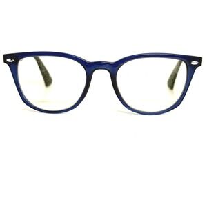 Ray-Ban RB 1601 3865 Blue Black Square Eyeglasses Frames 48-18-130 Kids Boy